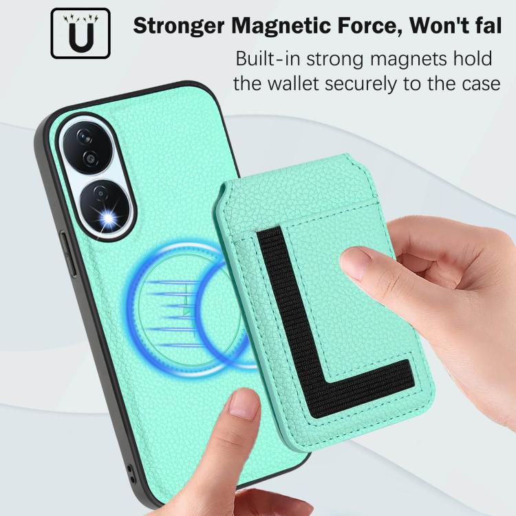 For Honor X7b / Play 8T CX01 Detachable Magsafe Magnetic Card Bag Phone Case