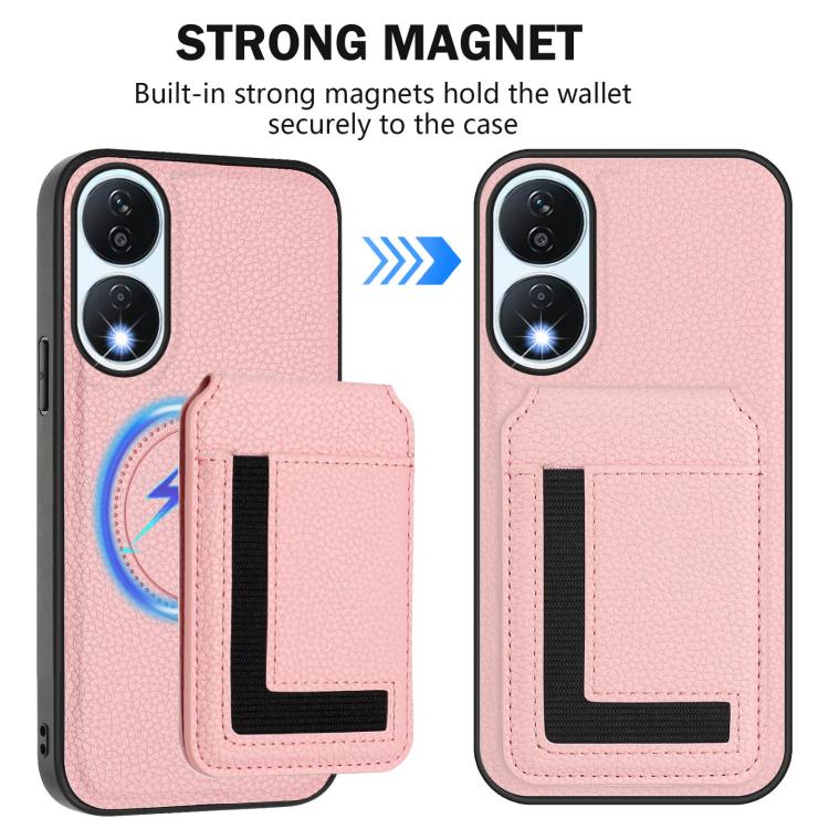 For Honor X7b / Play 8T CX01 Detachable Magsafe Magnetic Card Bag Phone Case