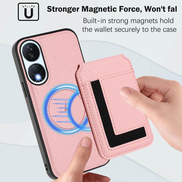 For Honor X7b / Play 8T CX01 Detachable Magsafe Magnetic Card Bag Phone Case