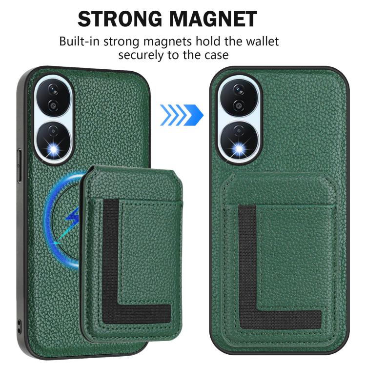 For Honor X7b / Play 8T CX01 Detachable Magsafe Magnetic Card Bag Phone Case