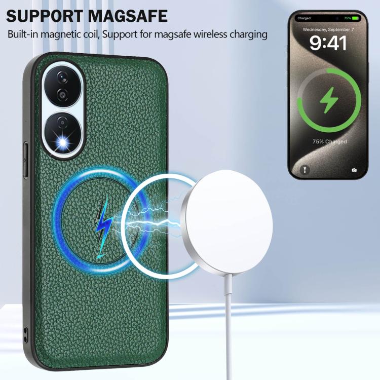 For Honor X7b / Play 8T CX01 Detachable Magsafe Magnetic Card Bag Phone Case