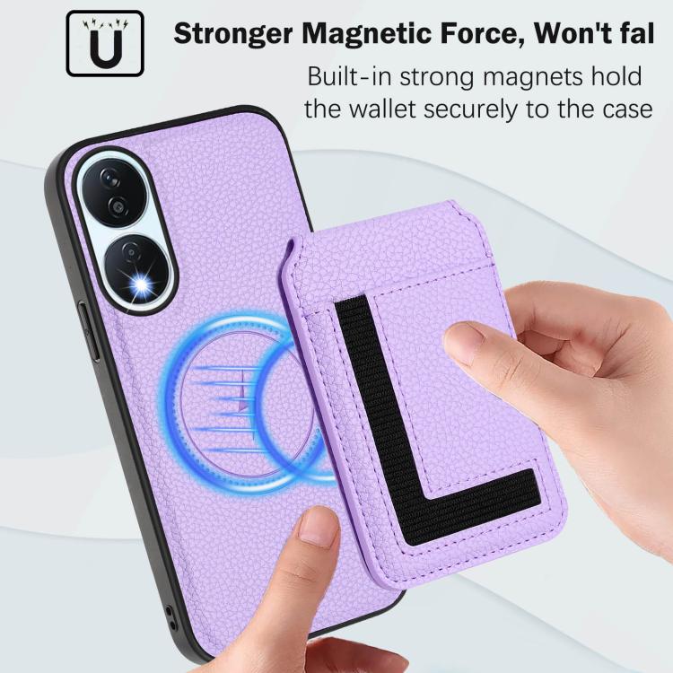 For Honor X7b / Play 8T CX01 Detachable Magsafe Magnetic Card Bag Phone Case