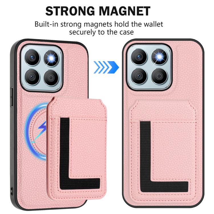 For Honor X8b CX01 Detachable Magsafe Magnetic Card Bag Phone Case