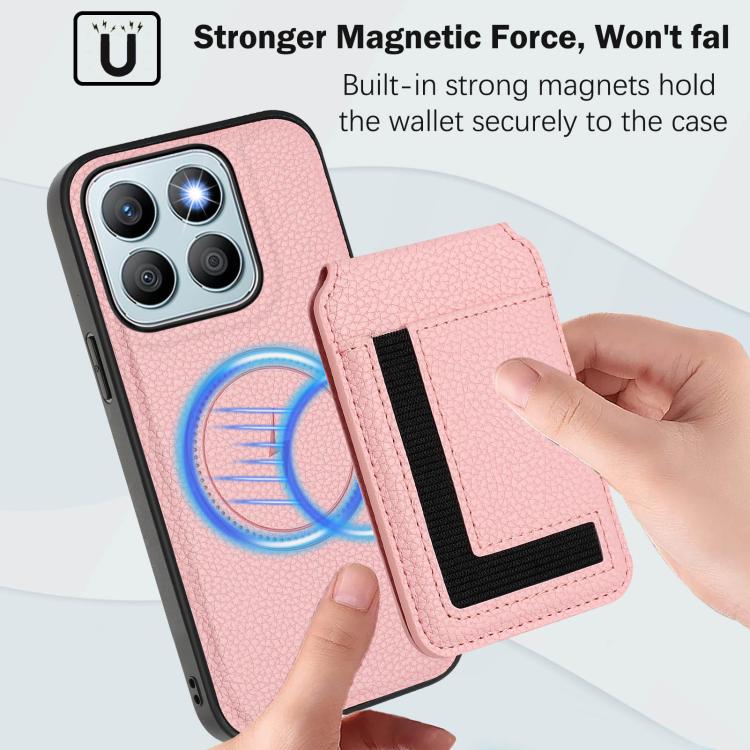For Honor X8b CX01 Detachable Magsafe Magnetic Card Bag Phone Case