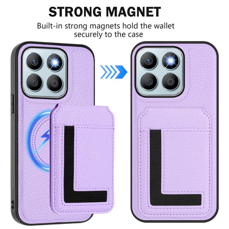 For Honor X8b CX01 Detachable Magsafe Magnetic Card Bag Phone Case
