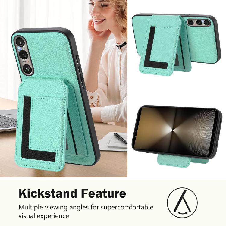 For Sony Xperia 1 VI CX01 Detachable Magsafe Magnetic Card Bag Phone Case
