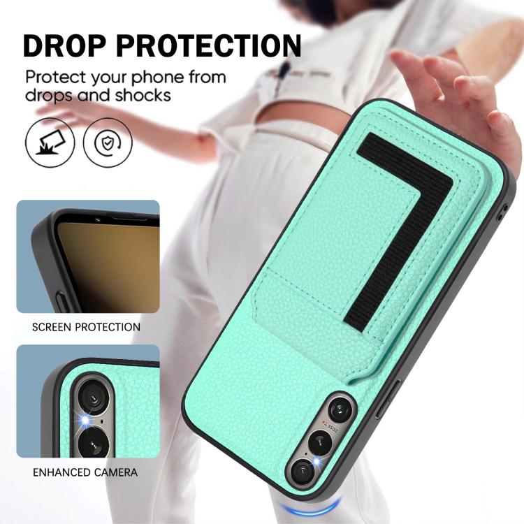 For Sony Xperia 1 VI CX01 Detachable Magsafe Magnetic Card Bag Phone Case