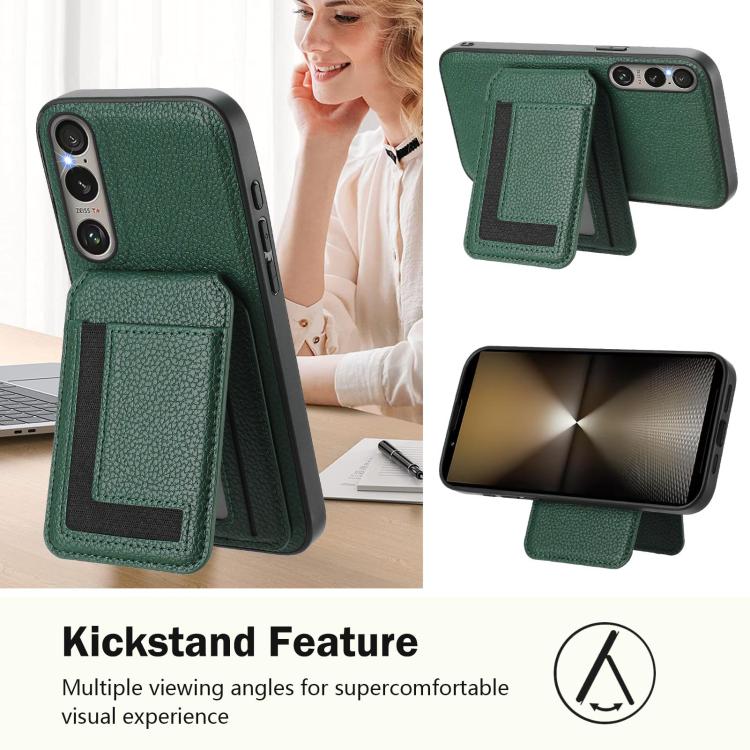 For Sony Xperia 1 VI CX01 Detachable Magsafe Magnetic Card Bag Phone Case