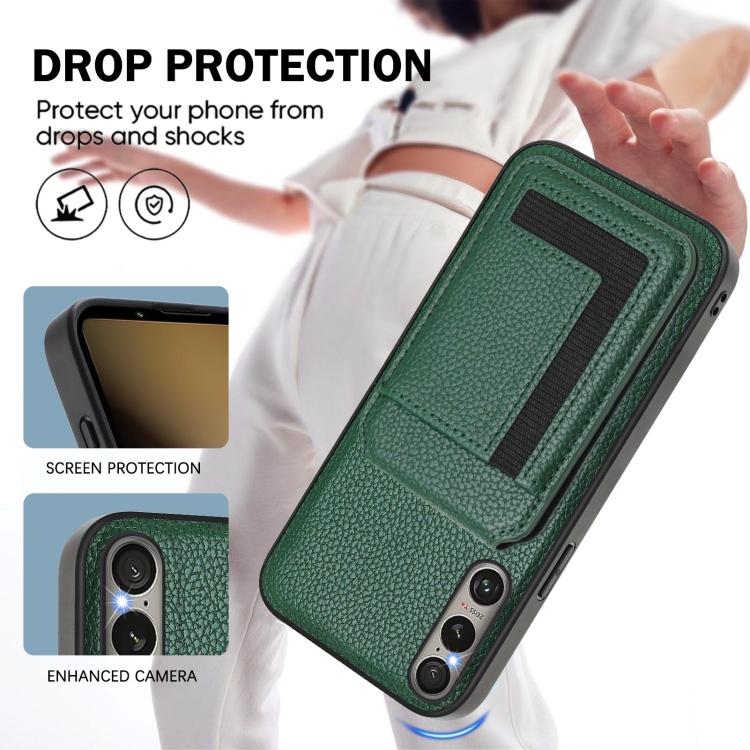 For Sony Xperia 1 VI CX01 Detachable Magsafe Magnetic Card Bag Phone Case