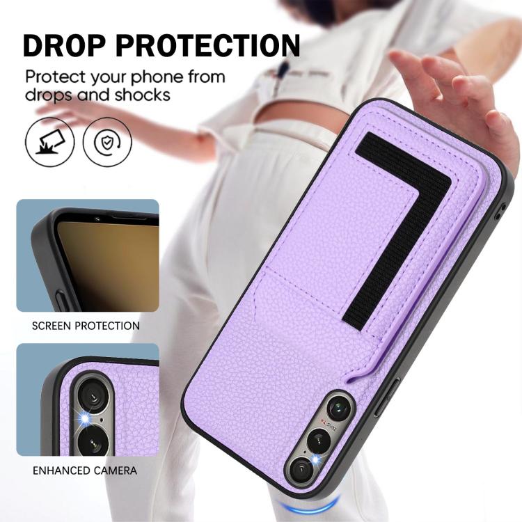 For Sony Xperia 1 VI CX01 Detachable Magsafe Magnetic Card Bag Phone Case