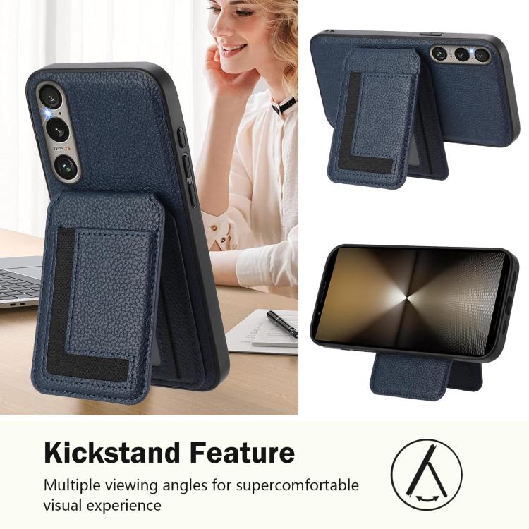 For Sony Xperia 1 VI CX01 Detachable Magsafe Magnetic Card Bag Phone Case