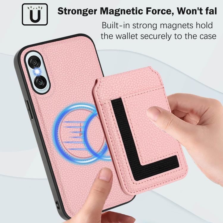 For Sony Xperia 10 VI CX01 Detachable Magsafe Magnetic Card Bag Phone Case