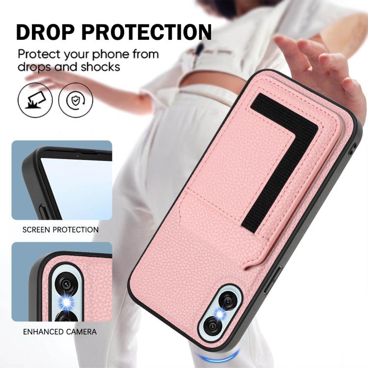 For Sony Xperia 10 VI CX01 Detachable Magsafe Magnetic Card Bag Phone Case