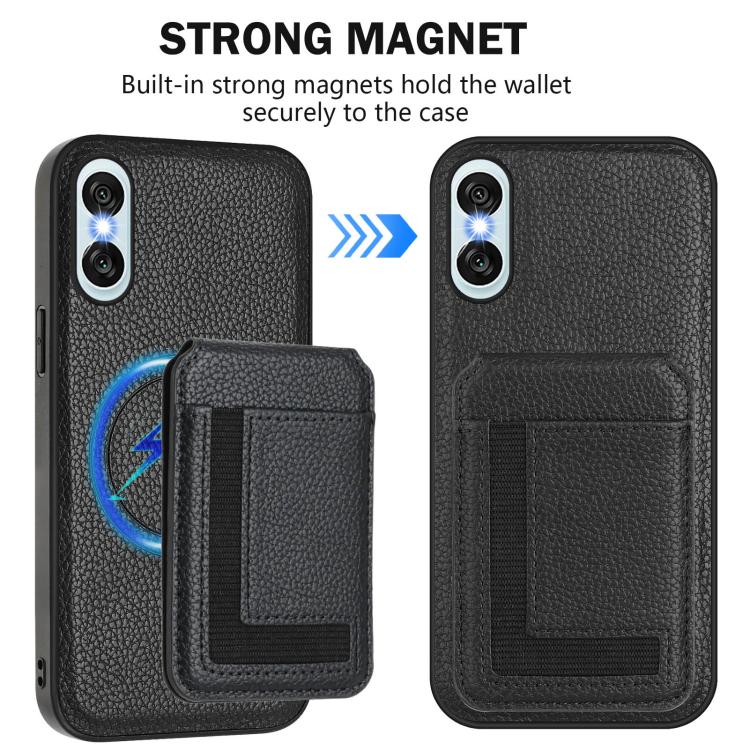 For Sony Xperia 10 VI CX01 Detachable Magsafe Magnetic Card Bag Phone Case