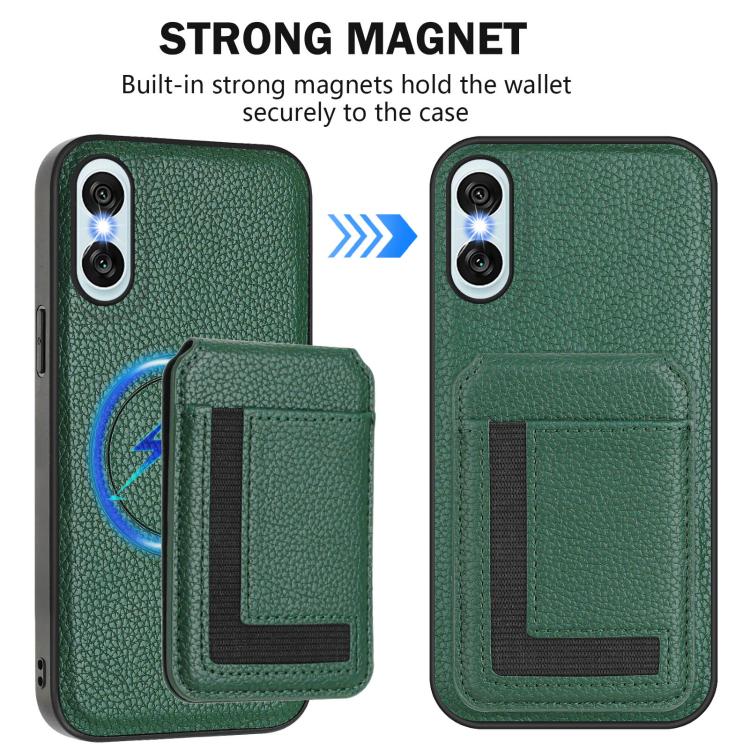 For Sony Xperia 10 VI CX01 Detachable Magsafe Magnetic Card Bag Phone Case