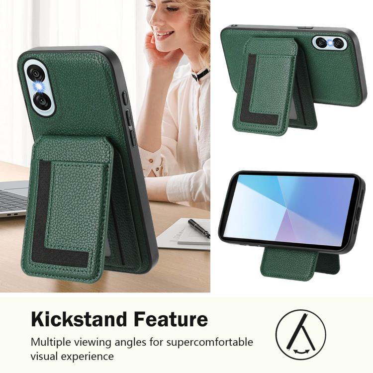 For Sony Xperia 10 VI CX01 Detachable Magsafe Magnetic Card Bag Phone Case