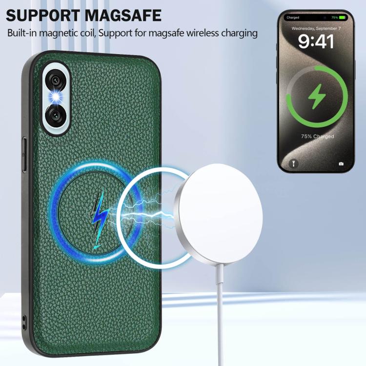 For Sony Xperia 10 VI CX01 Detachable Magsafe Magnetic Card Bag Phone Case