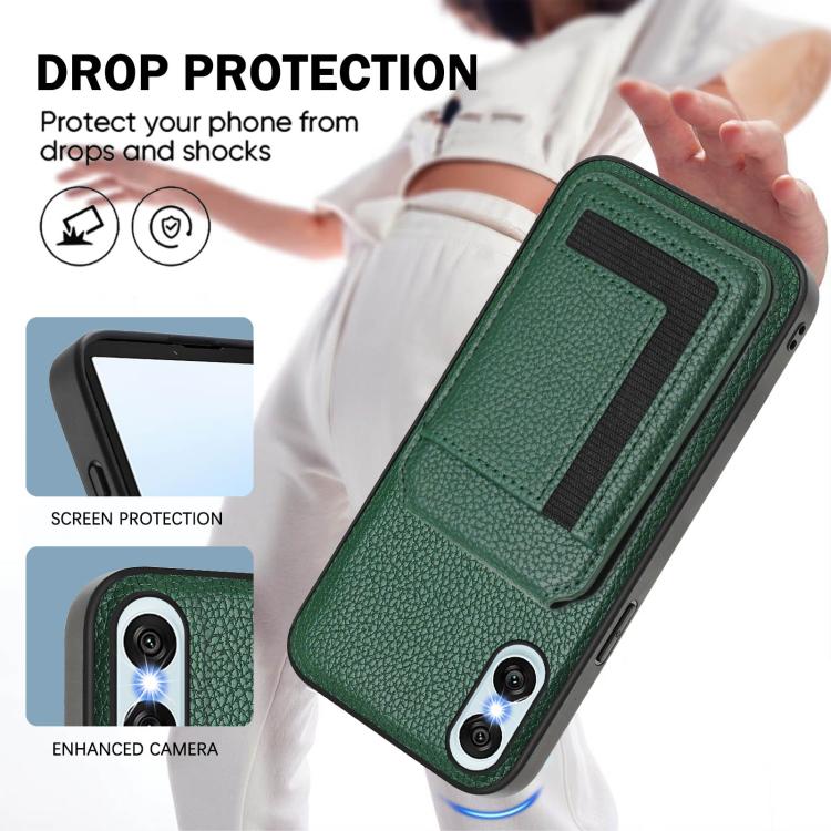 For Sony Xperia 10 VI CX01 Detachable Magsafe Magnetic Card Bag Phone Case