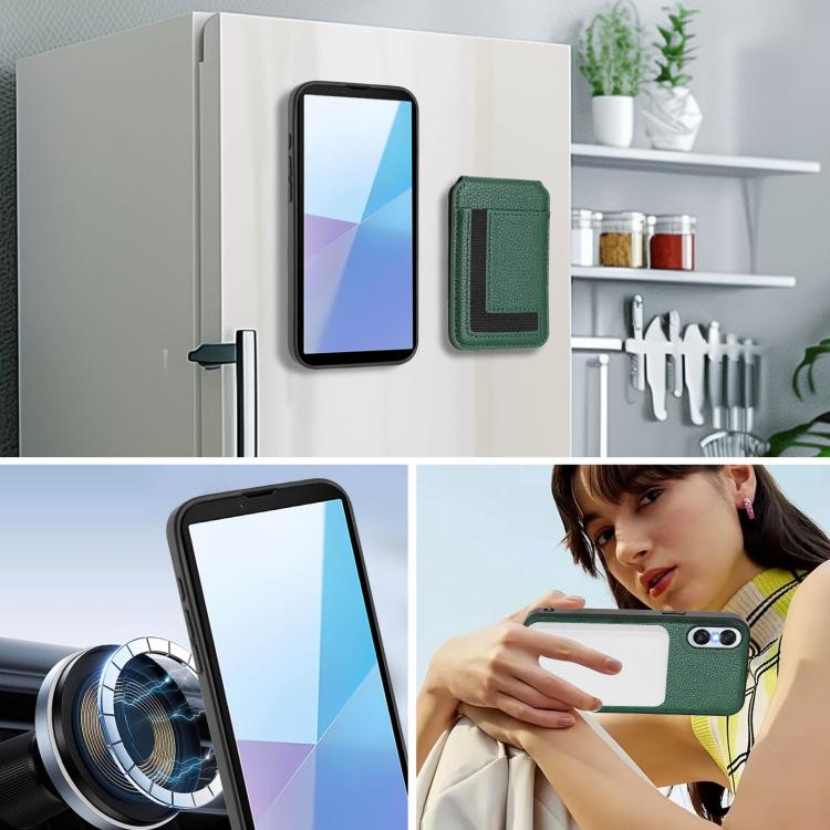 For Sony Xperia 10 VI CX01 Detachable Magsafe Magnetic Card Bag Phone Case