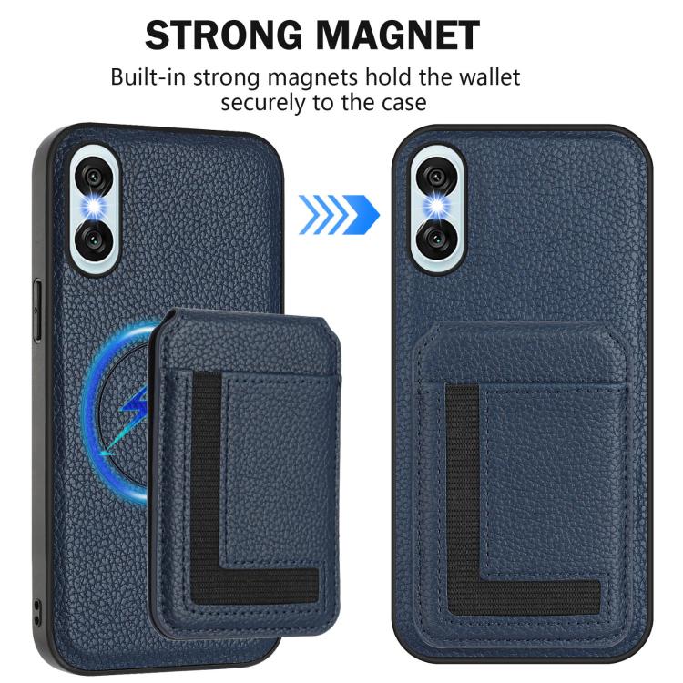 For Sony Xperia 10 VI CX01 Detachable Magsafe Magnetic Card Bag Phone Case