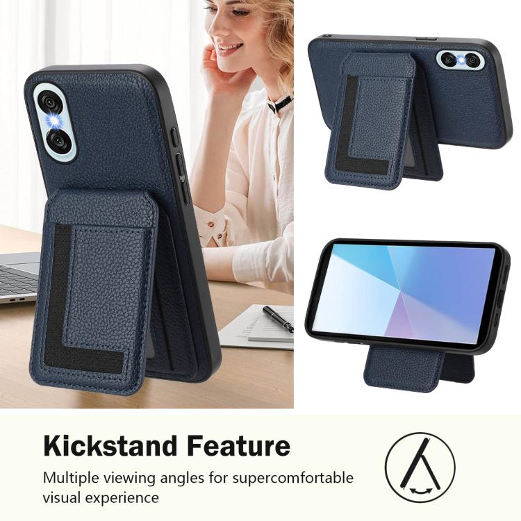For Sony Xperia 10 VI CX01 Detachable Magsafe Magnetic Card Bag Phone Case