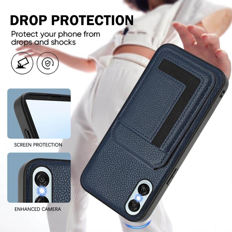 For Sony Xperia 10 VI CX01 Detachable Magsafe Magnetic Card Bag Phone Case