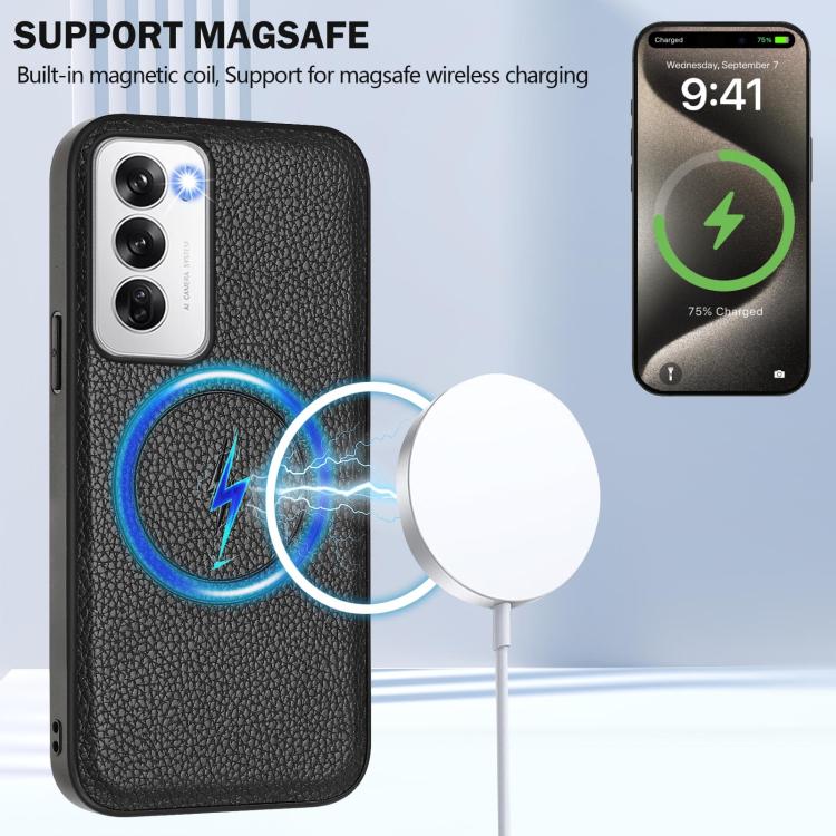 For OPPO Reno12 Pro Global CX01 Detachable Magsafe Magnetic Card Bag Phone Case