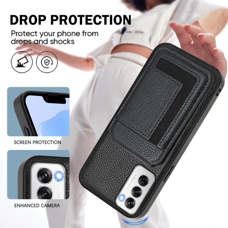 For OPPO Reno12 Pro Global CX01 Detachable Magsafe Magnetic Card Bag Phone Case