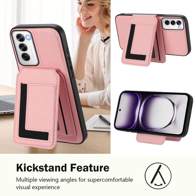 For OPPO Reno12 Global CX01 Detachable Magsafe Magnetic Card Bag Phone Case