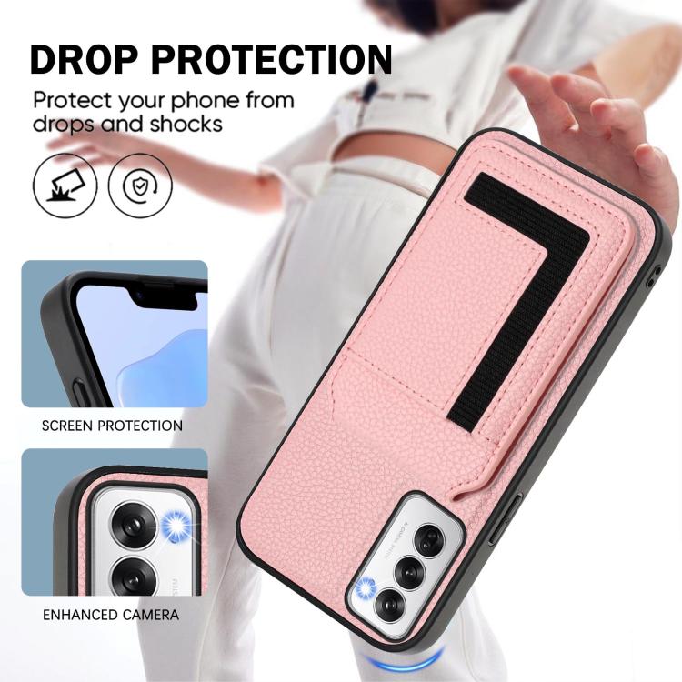 For OPPO Reno12 Global CX01 Detachable Magsafe Magnetic Card Bag Phone Case
