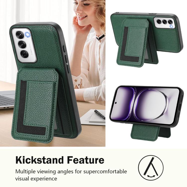 For OPPO Reno12 Global CX01 Detachable Magsafe Magnetic Card Bag Phone Case