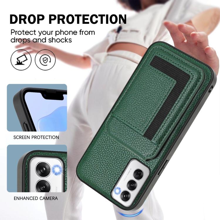 For OPPO Reno12 Global CX01 Detachable Magsafe Magnetic Card Bag Phone Case