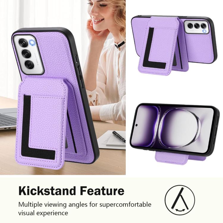 For OPPO Reno12 Global CX01 Detachable Magsafe Magnetic Card Bag Phone Case