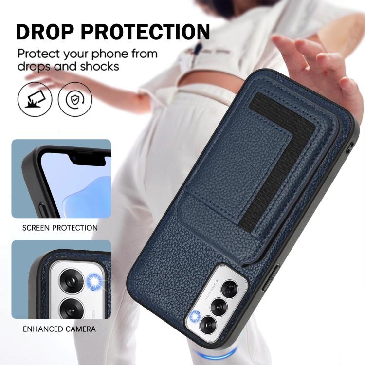 For OPPO Reno12 Global CX01 Detachable Magsafe Magnetic Card Bag Phone Case