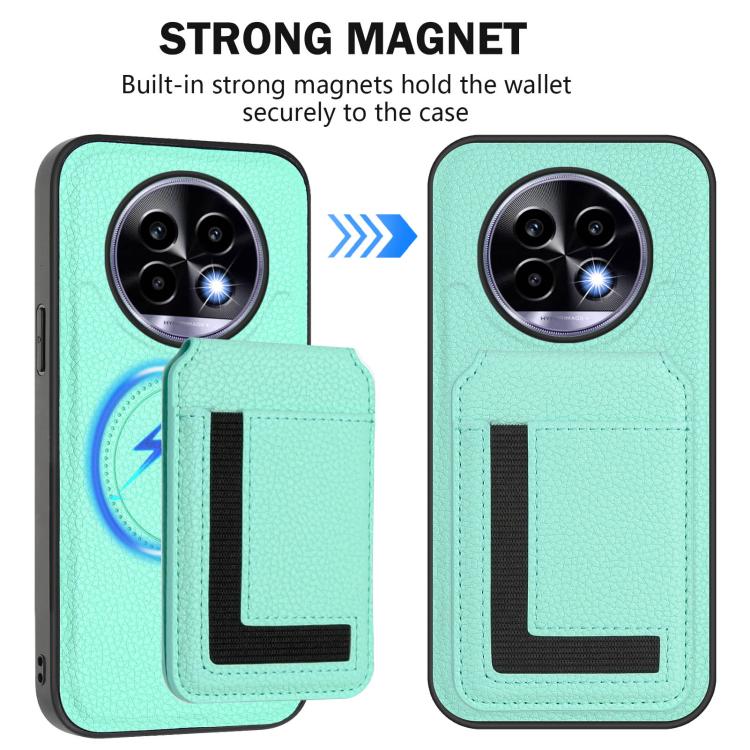 For Realme 13 Pro / 13 Pro+ CX01 Detachable Magsafe Magnetic Card Bag Phone Case