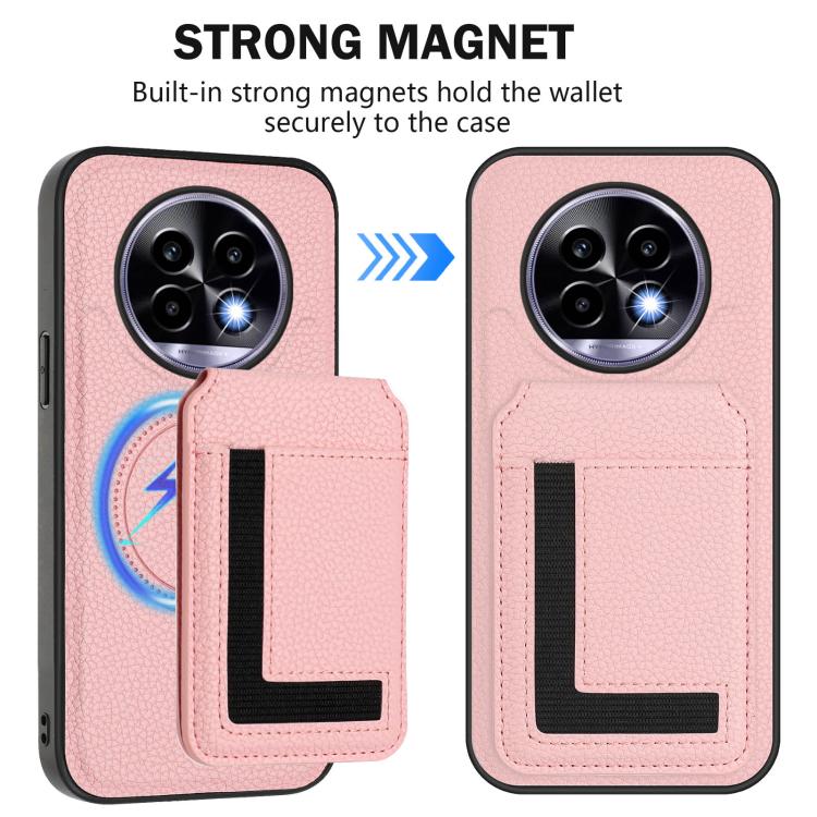 For Realme 13 Pro / 13 Pro+ CX01 Detachable Magsafe Magnetic Card Bag Phone Case