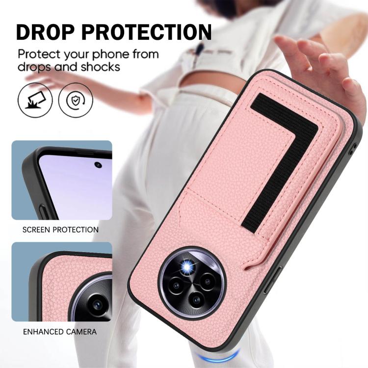 For Realme 13 Pro / 13 Pro+ CX01 Detachable Magsafe Magnetic Card Bag Phone Case