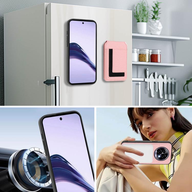 For Realme 13 Pro / 13 Pro+ CX01 Detachable Magsafe Magnetic Card Bag Phone Case