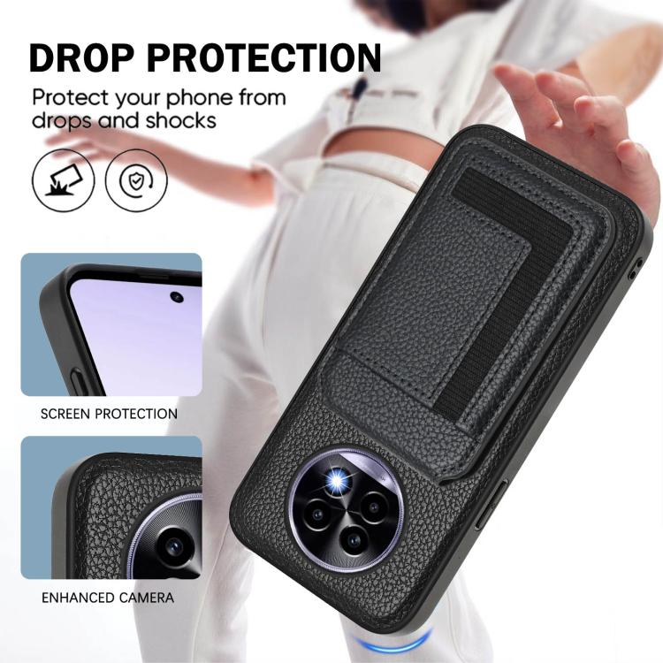 For Realme 13 Pro / 13 Pro+ CX01 Detachable Magsafe Magnetic Card Bag Phone Case