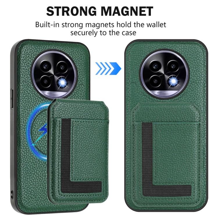 For Realme 13 Pro / 13 Pro+ CX01 Detachable Magsafe Magnetic Card Bag Phone Case