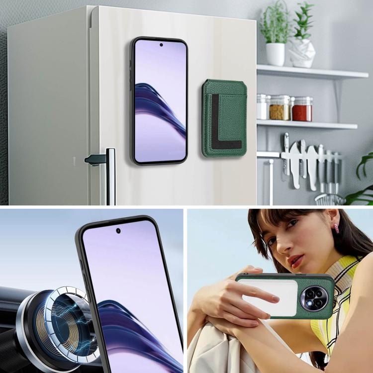 For Realme 13 Pro / 13 Pro+ CX01 Detachable Magsafe Magnetic Card Bag Phone Case