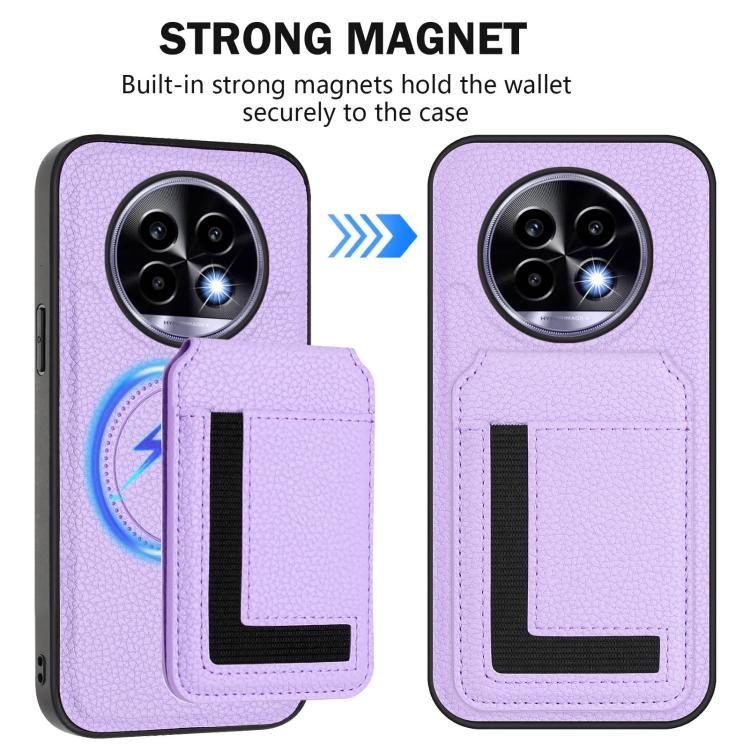 For Realme 13 Pro / 13 Pro+ CX01 Detachable Magsafe Magnetic Card Bag Phone Case