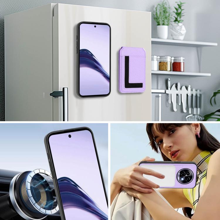 For Realme 13 Pro / 13 Pro+ CX01 Detachable Magsafe Magnetic Card Bag Phone Case