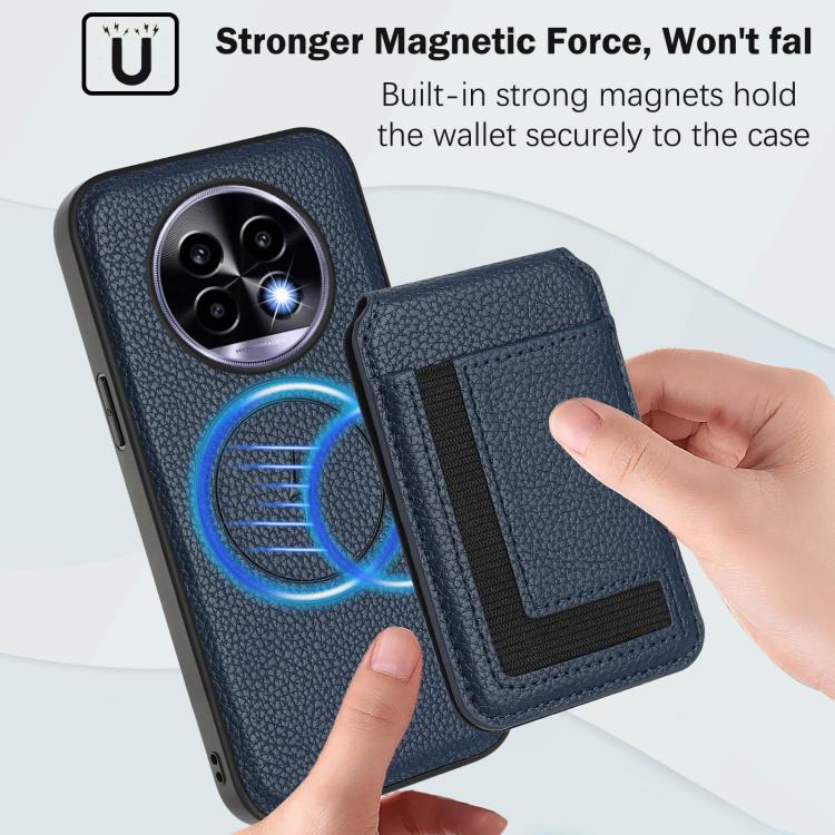 For Realme 13 Pro / 13 Pro+ CX01 Detachable Magsafe Magnetic Card Bag Phone Case