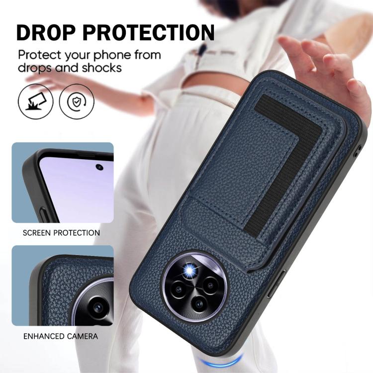 For Realme 13 Pro / 13 Pro+ CX01 Detachable Magsafe Magnetic Card Bag Phone Case