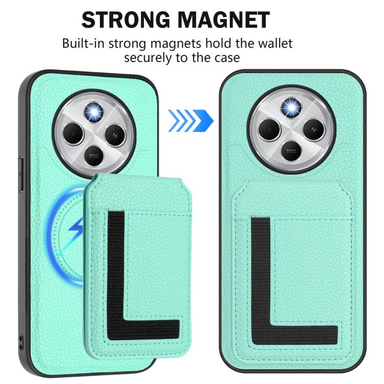 For Redmi 14C 4G / 14R / A4 5G CX01 Detachable Magsafe Magnetic Card Bag Phone Case