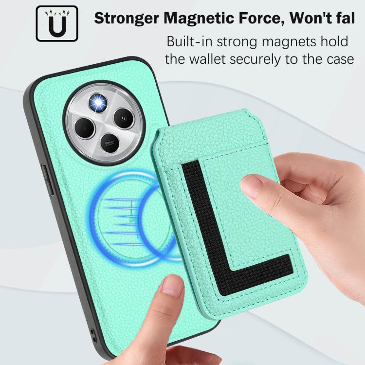 For Redmi 14C 4G / 14R / A4 5G CX01 Detachable Magsafe Magnetic Card Bag Phone Case