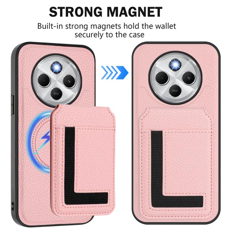 For Redmi 14C 4G / 14R / A4 5G CX01 Detachable Magsafe Magnetic Card Bag Phone Case