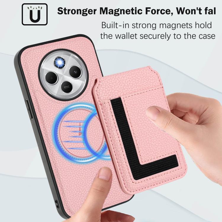 For Redmi 14C 4G / 14R / A4 5G CX01 Detachable Magsafe Magnetic Card Bag Phone Case