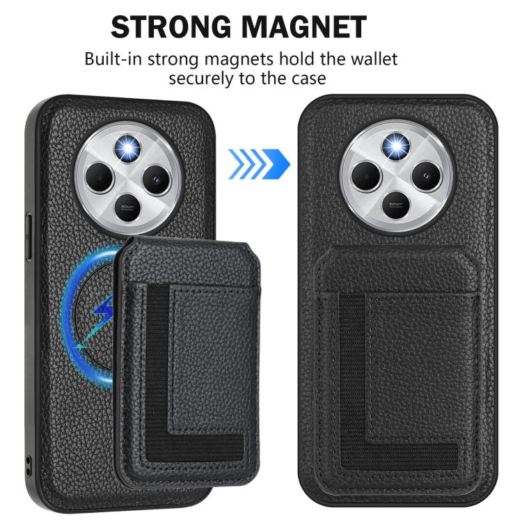 For Redmi 14C 4G / 14R / A4 5G CX01 Detachable Magsafe Magnetic Card Bag Phone Case